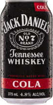 Jack Daniels Tennessee Whiskey & Cola Can 2X10X375ML