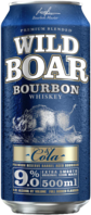 Wild Boar Bourbon & Cola 9% Can 4X500ML