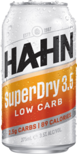 Hahn Super Dry 3.5% Can 10X375ML