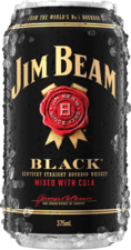 Jim Beam Black Extra Aged Bourbon And Cola 375ML