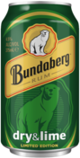Bundaberg Rum Dry & Lime 4.5% Can 6X375ML