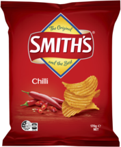 Smiths Crinkle Chilli 170GM