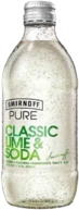 Smirnoff Pure Lime & Soda Bottle 4X300ML