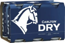 Carlton Dry Can 6X375ML