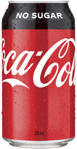 Coca Cola No Sugar Can 1X375ML