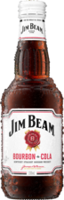 Jim Beam White Label Bourbon & Cola Bottle 6X330ML