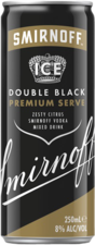 Smirnoff Ice Double Black 8% Can 4X250ML