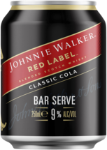 Johnnie Walker Scotch & Cola 9% Can 4X250ML