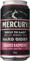Mercury Hard Cider Crushed Raspberry Can 24X375ML