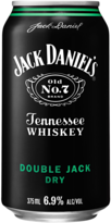Jack Daniels Double Jack & Dry Can 4X375ML