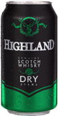 Highland Scotch 4.8% & Dry Can 24X375ML
