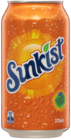 Sunkist Orange Can 1X375ML