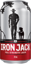 Iron Jack Full Strength Lager 30 X 375ML Can Carton