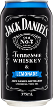 Jack Daniels Tennessee Whiskey & Lemonade Can 4X375ML
