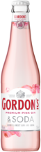 Gordons Pink Gin & Soda Bottle 4X330ML