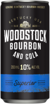 Woodstock Bourbon And Cola 10.0% 10 X 200ML Can