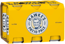 Hawkes Patio Pale Ale Can 6X375ML