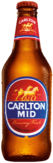 Carlton Mid Bottle 24X375ML