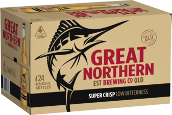 Great Northern Super Crisp 3.5% Bottle 24X330ML