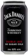 Jack Daniels Double Jack & No Sugar Can 4X375ML