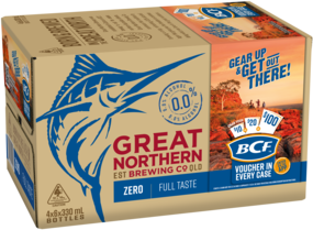 Great Northern Zero Bottle 24X330ML