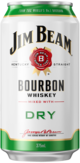 Jim Beam White & Ginger Beer 4.8% Can 6X375ML