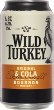 Wild Turkey Bourbon & Cola 4.8% Can 10X375ML