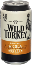 Wild Turkey Bourbon & Cola 4.8% Can 6X375ML