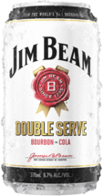 Jim Beam White Double Serve Bourbon 6.7% Can 6X375ML