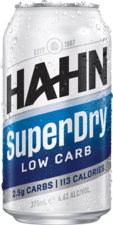 Hahn Super Dry 4.6% Can 30X375ML