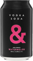 Ampersand Vodka Soda & Watermelon Can 4X355ML